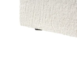 Sale Łóżko z pojemnikiem LORIENT Boucle Złamana biel 180 x 200 cm Łóżka Tapicerowane|Łóżka Podwójne