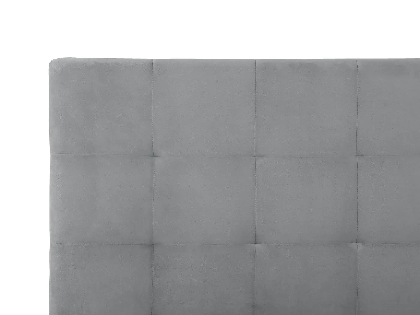 Łóżko z pojemnikiem LORIENT Welur Jasno 180 x 200 cm Łóżka Tapicerowane|Łóżka Podwójne