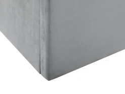 Łóżko z pojemnikiem LORIENT Welur Jasno 180 x 200 cm Łóżka Tapicerowane|Łóżka Podwójne