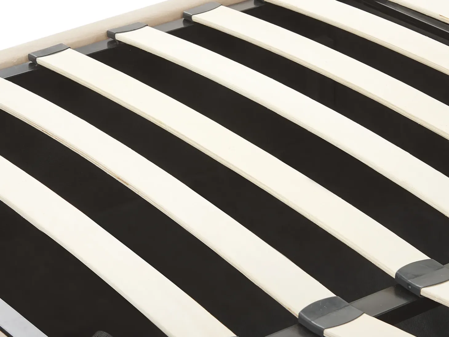 Outlet LUBBON Welur Beżowy 160 x 200 cm Łóżka Tapicerowane|Łóżka Podwójne