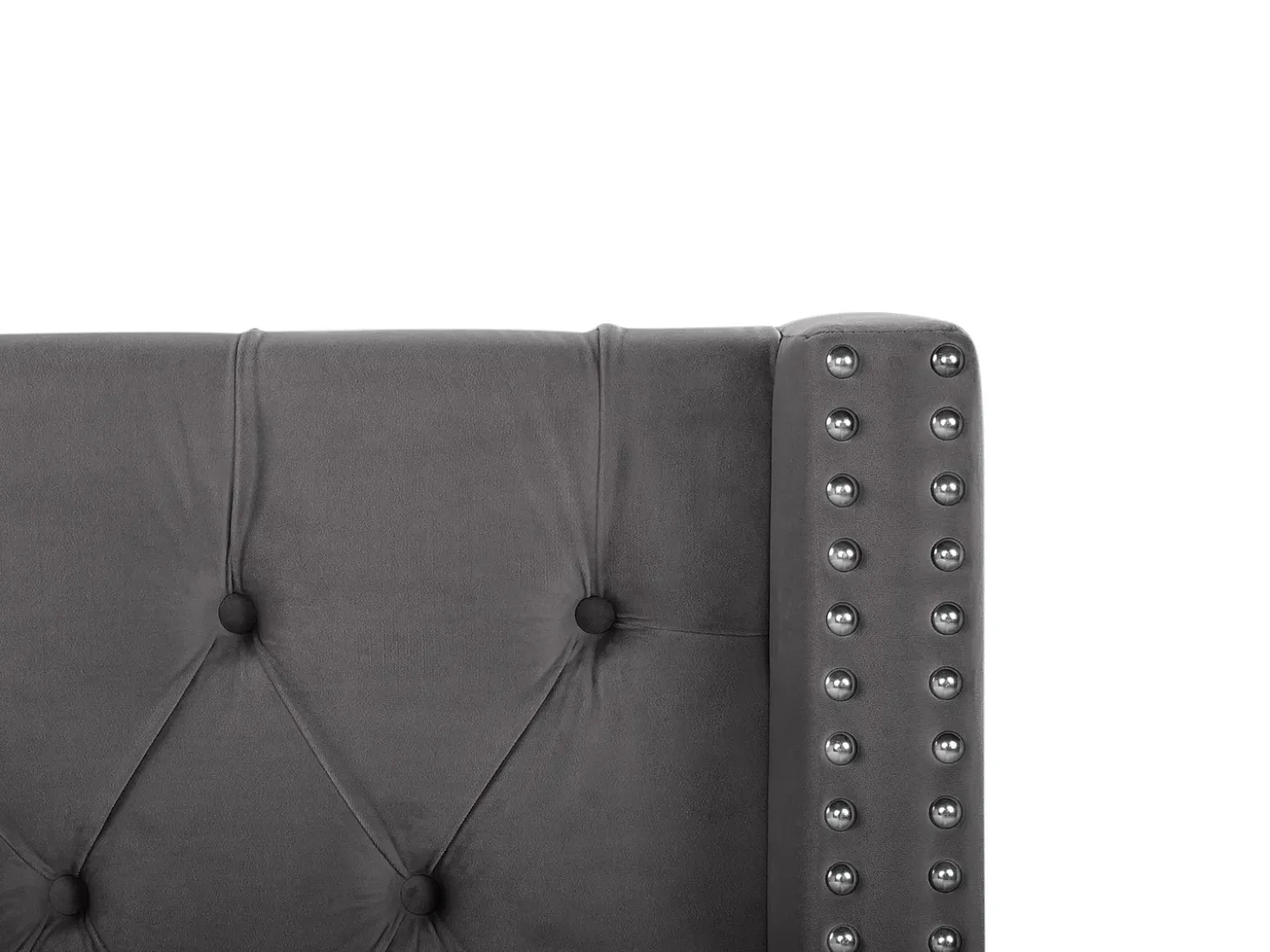 Online LUBBON Welur 180 x 200 cm Łóżka Tapicerowane|Łóżka Podwójne