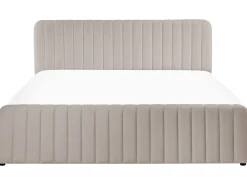 Best LUNAN Beżowoszary 180 x 200 cm Łóżka Tapicerowane|Łóżka Podwójne