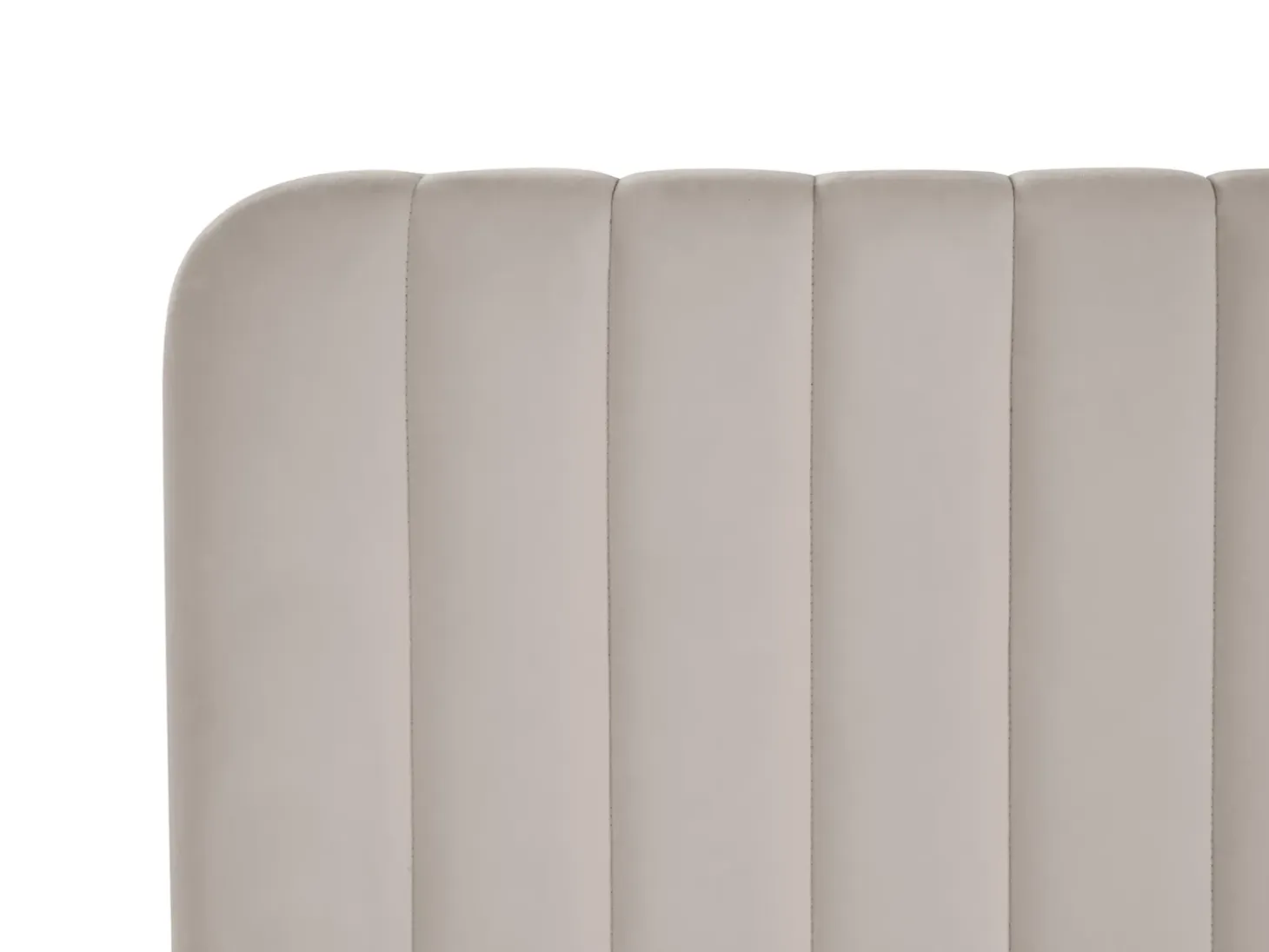 Best LUNAN Beżowoszary 180 x 200 cm Łóżka Tapicerowane|Łóżka Podwójne