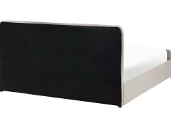 Best LUNAN Beżowoszary 180 x 200 cm Łóżka Tapicerowane|Łóżka Podwójne