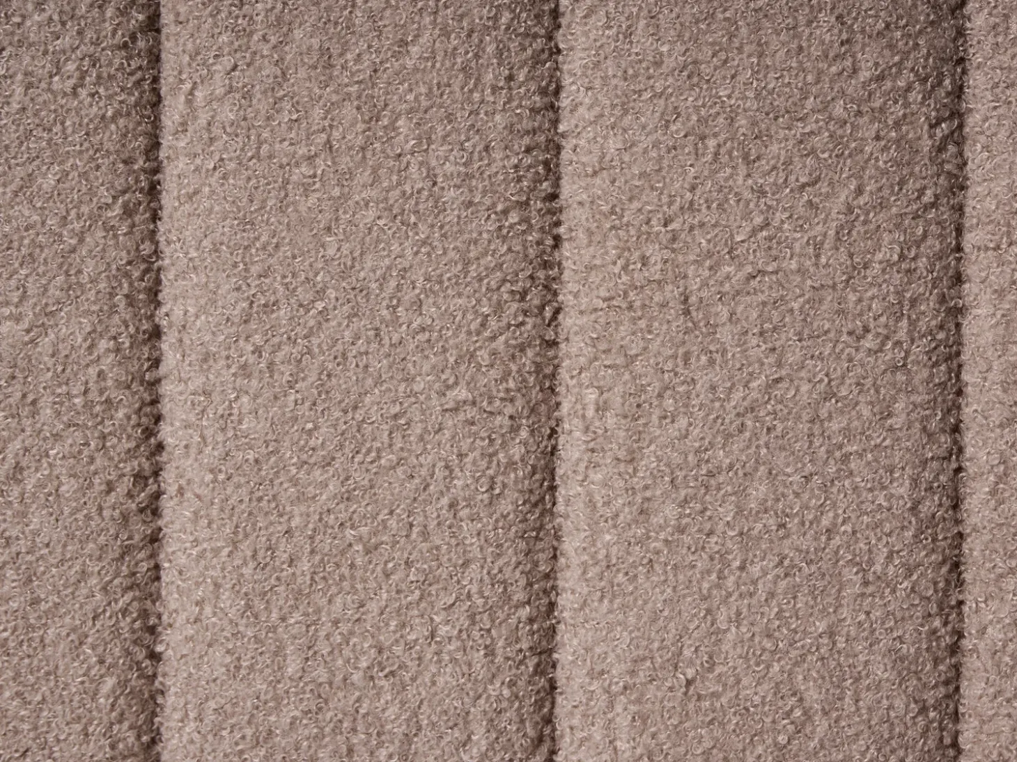 LUNAN Boucle Beżowoszary 180 x 200 cm Łóżka Tapicerowane|Łóżka Podwójne