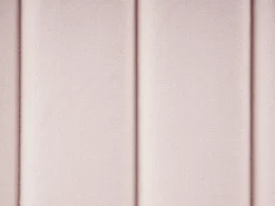Outlet LUNAN Pastelowy róż 180 x 200 cm Łóżka Tapicerowane|Łóżka Podwójne