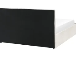 New Łóżko z pojemnikiem MASSOGNES Boucle Złamana biel 140 x 200 cm Łóżka Tapicerowane|Łóżka Z Pojemnikiem