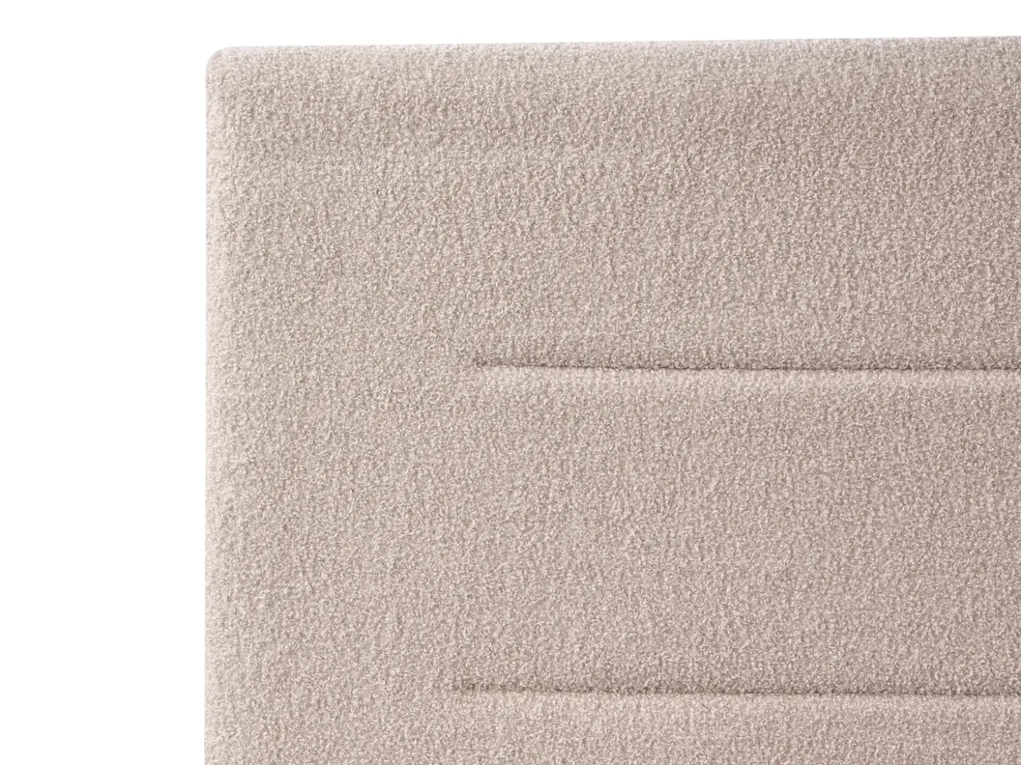 Discount Łóżko z pojemnikiem MASSOGNES Boucle Beżowy 160 x 200 cm Łóżka Tapicerowane|Łóżka Z Pojemnikiem