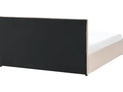 Discount Łóżko z pojemnikiem MASSOGNES Boucle Beżowy 160 x 200 cm Łóżka Tapicerowane|Łóżka Z Pojemnikiem