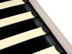 Discount Łóżko z pojemnikiem MASSOGNES Boucle Beżowy 160 x 200 cm Łóżka Tapicerowane|Łóżka Z Pojemnikiem