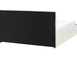Online Łóżko z pojemnikiem MASSOGNES Boucle Złamana biel 160 x 200 cm Łóżka Tapicerowane|Łóżka Z Pojemnikiem