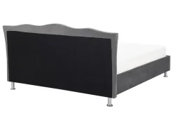 Hot Łóżko z pojemnikiem METZ Welur Ciemno 140 x 200 cm Łóżka Tapicerowane|Łóżka Podwójne