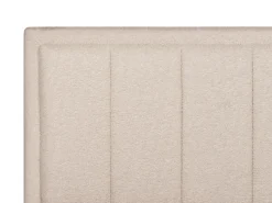 Clearance Łóżko z pojemnikiem MONTLAUR Boucle 140 x 200 cm Łóżka Tapicerowane|Łóżka Podwójne