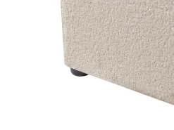 Clearance Łóżko z pojemnikiem MONTLAUR Boucle 140 x 200 cm Łóżka Tapicerowane|Łóżka Podwójne