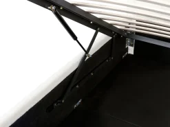Clearance Łóżko z pojemnikiem MONTLAUR Boucle 140 x 200 cm Łóżka Tapicerowane|Łóżka Podwójne