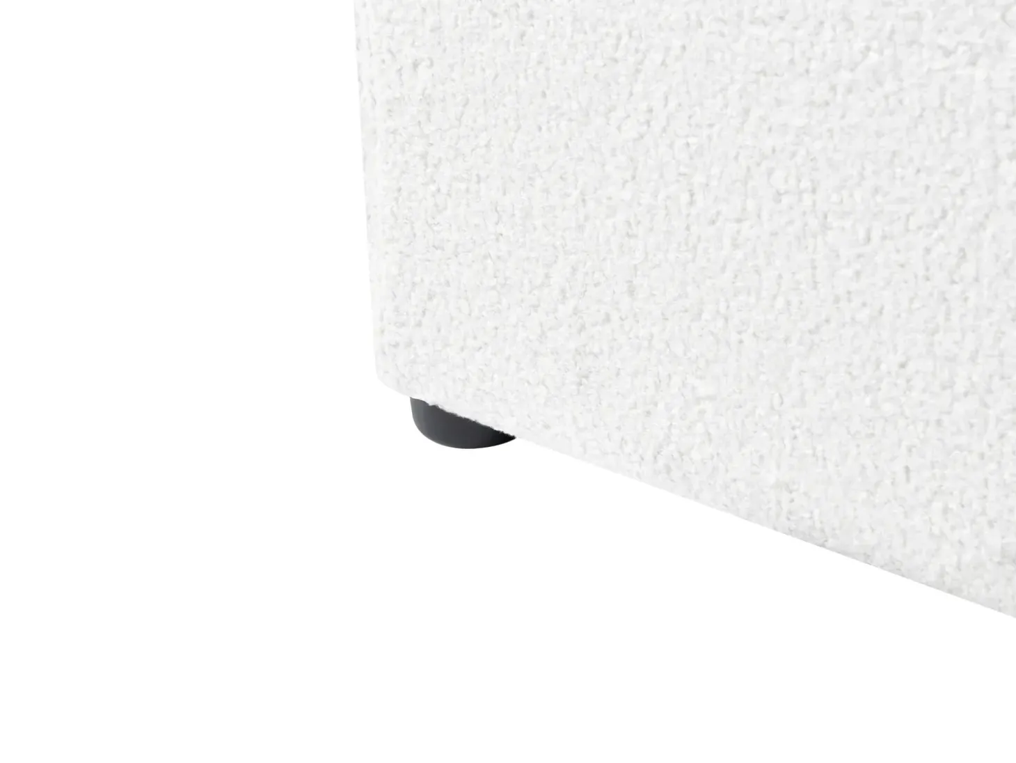 Clearance Łóżko z pojemnikiem MONTLAUR Boucle 140 x 200 cm Łóżka Tapicerowane|Łóżka Podwójne