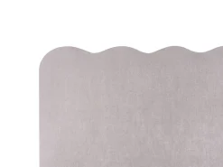 Sale Łóżko z pojemnikiem NANTERRE Szenil Beżowoszary 180 x 200 cm Łóżka Tapicerowane|Łóżka Podwójne
