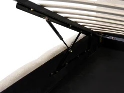Clearance Łóżko z pojemnikiem NOYON Jasno 180 x 200 cm Łóżka Tapicerowane|Łóżka Podwójne