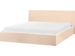 Sale Łóżko z pojemnikiem ORBEY Boucle 180 x 200 cm Łóżka Tapicerowane|Łóżka Podwójne