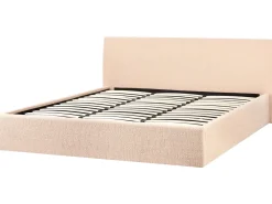 Sale Łóżko z pojemnikiem ORBEY Boucle 180 x 200 cm Łóżka Tapicerowane|Łóżka Podwójne