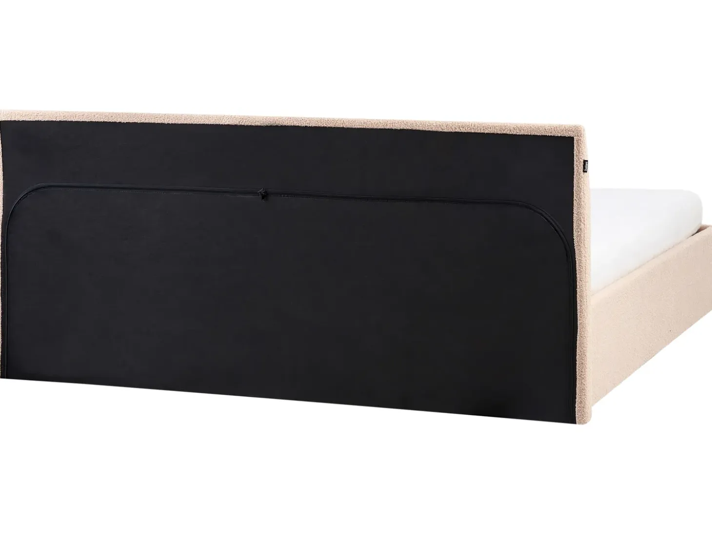 Sale Łóżko z pojemnikiem ORBEY Boucle 180 x 200 cm Łóżka Tapicerowane|Łóżka Podwójne