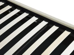 Outlet Łóżko z pojemnikiem ORBEY Jasno 180 x 200 cm Łóżka Tapicerowane|Łóżka Podwójne