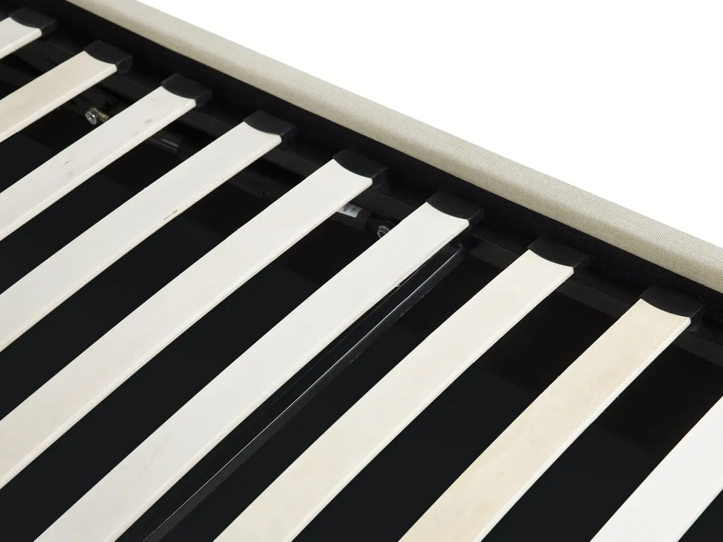 Outlet Łóżko z pojemnikiem ORBEY Jasno 180 x 200 cm Łóżka Tapicerowane|Łóżka Podwójne