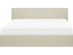 Outlet Łóżko z pojemnikiem ORBEY Jasno 180 x 200 cm Łóżka Tapicerowane|Łóżka Podwójne