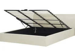 Outlet Łóżko z pojemnikiem ORBEY Jasno 180 x 200 cm Łóżka Tapicerowane|Łóżka Podwójne