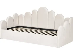 POLIGNAC Welur Jasno 90 x 200 cm Dzieci Łóżka Z Pojemnikiem|Łóżka Pojedyncze