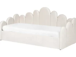 POLIGNAC Welur Jasno 90 x 200 cm Dzieci Łóżka Z Pojemnikiem|Łóżka Pojedyncze