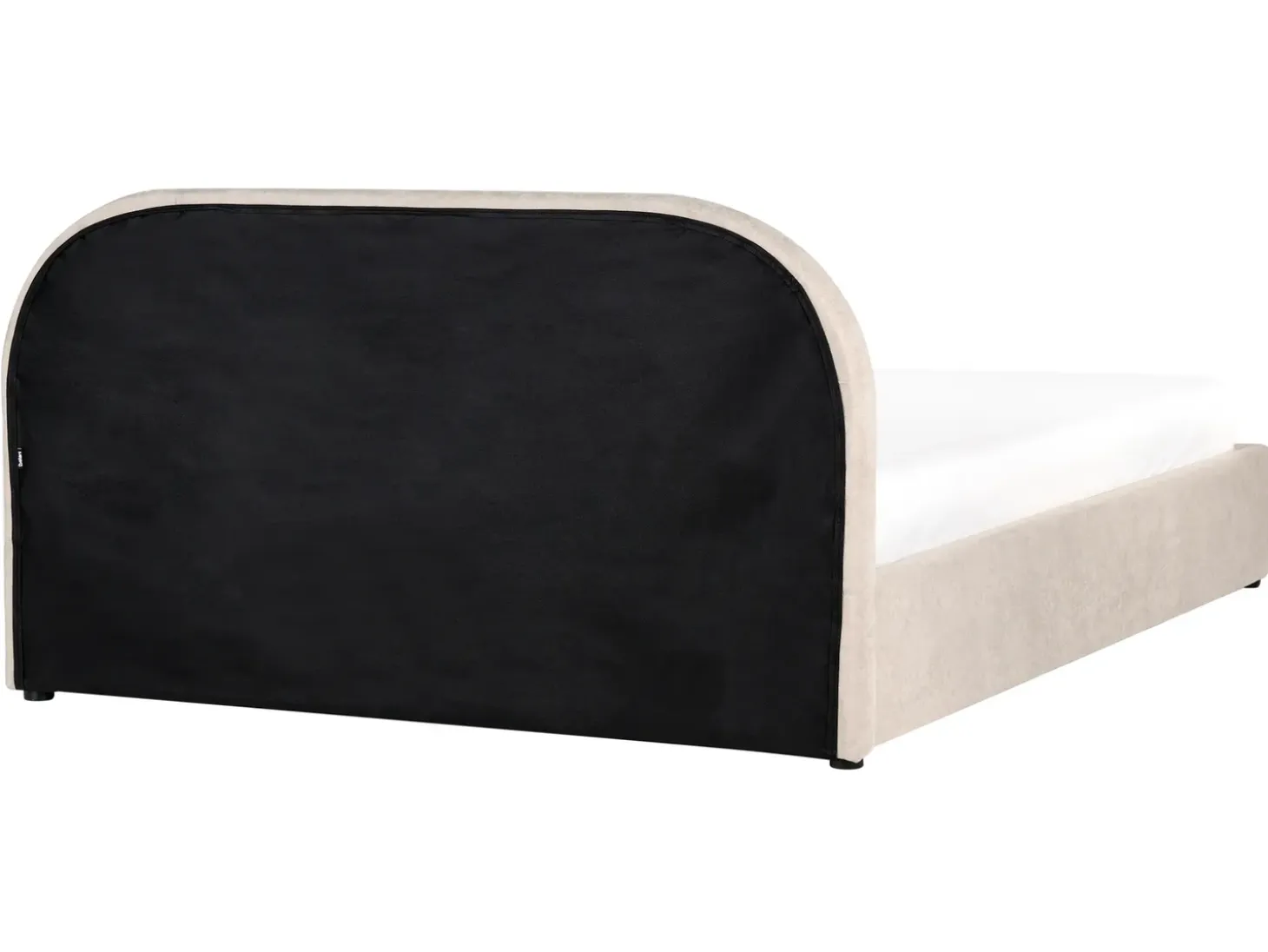 Clearance Łóżko z pojemnikiem QUILLIEN Jasno 160 x 200 cm Łóżka Tapicerowane|Łóżka Podwójne