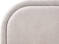 Best Łóżko z pojemnikiem QUILLIEN Szenil Beżowoszary 180 x 200 cm Łóżka Tapicerowane|Łóżka Podwójne