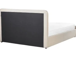 Sale Łóżko z pojemnikiem RENNES Beżowy 160 x 200 cm Łóżka Tapicerowane|Łóżka Podwójne