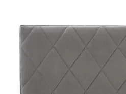 Sale Łóżko z pojemnikiem ROCHEFORT Welur 180 x 200 cm Łóżka Tapicerowane|Łóżka Podwójne