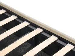 Discount Łóżko z pojemnikiem ROCHEFORT Welur 180 x 200 cm Łóżka Tapicerowane|Łóżka Podwójne