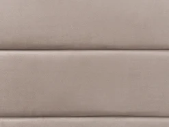 Outlet ROUEN Welur Beżowoszary 180 x 200 cm Łóżka Tapicerowane|Łóżka Podwójne