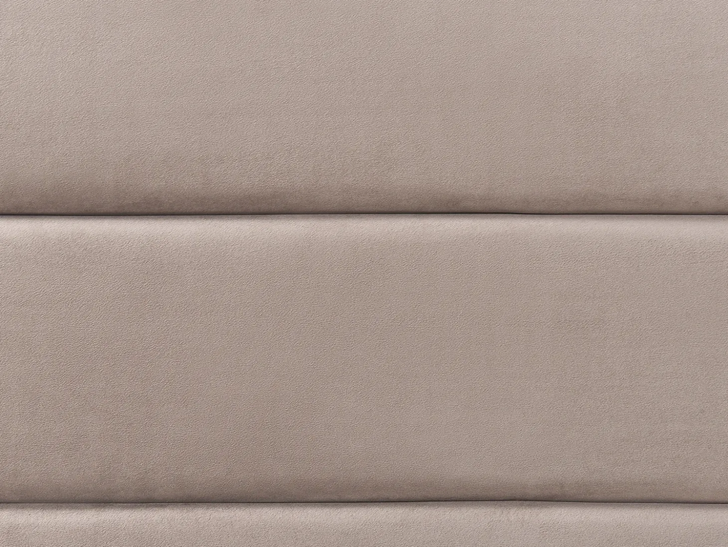 Outlet ROUEN Welur Beżowoszary 180 x 200 cm Łóżka Tapicerowane|Łóżka Podwójne