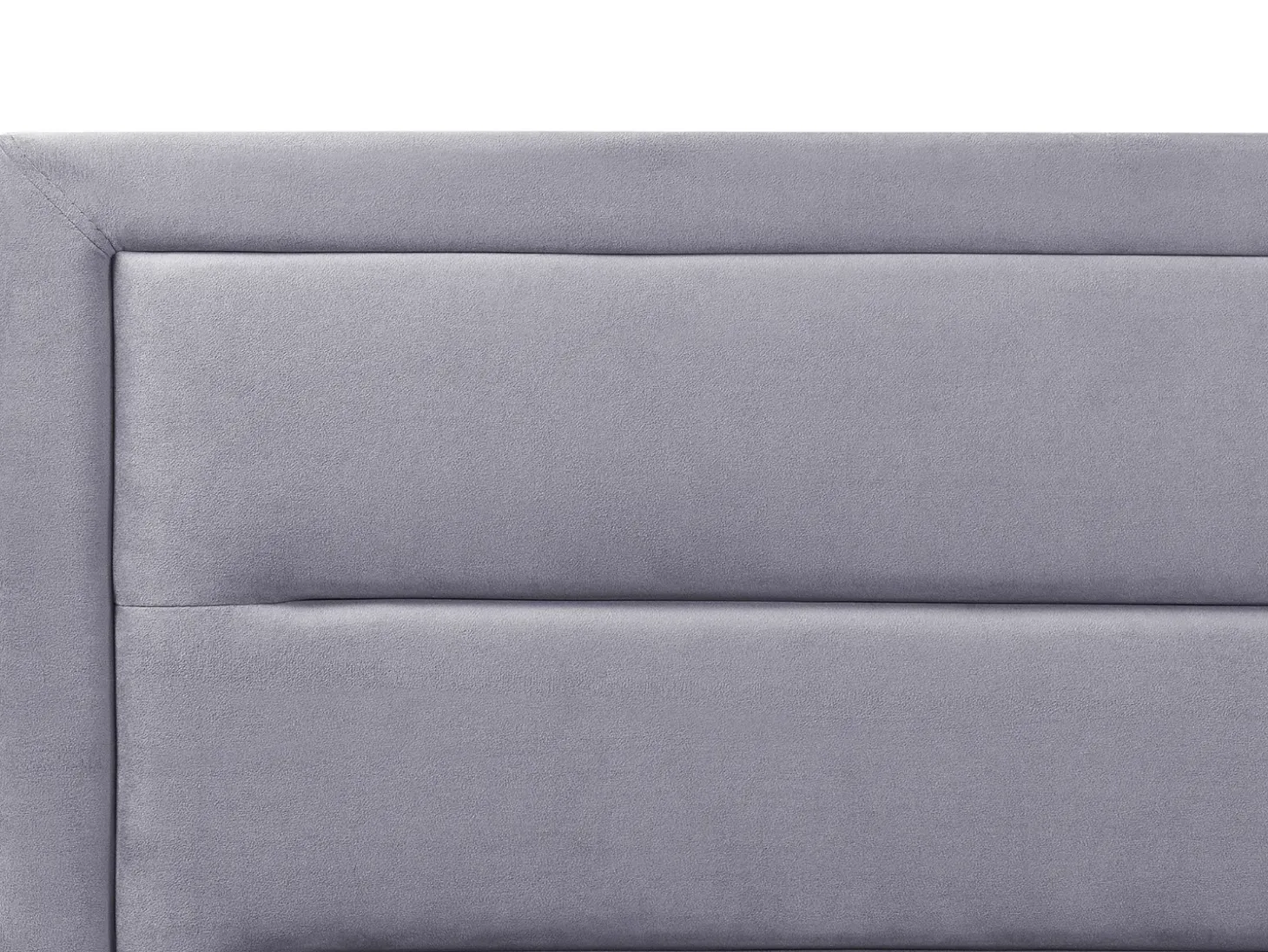 Outlet ROUEN Welur Ciemno 180 x 200 cm Łóżka Tapicerowane|Łóżka Podwójne