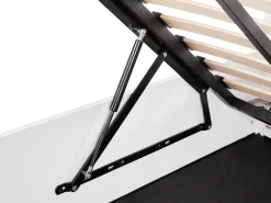 Łóżko z pojemnikiem ROUVILLERS Biały 90 x 200 cm Łóżka Pojedyncze|Łóżka Z Pojemnikiem