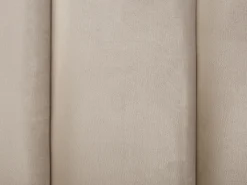 Discount SEZANNE Welur Beżowoszary 180 x 200 cm Łóżka Tapicerowane|Łóżka Podwójne