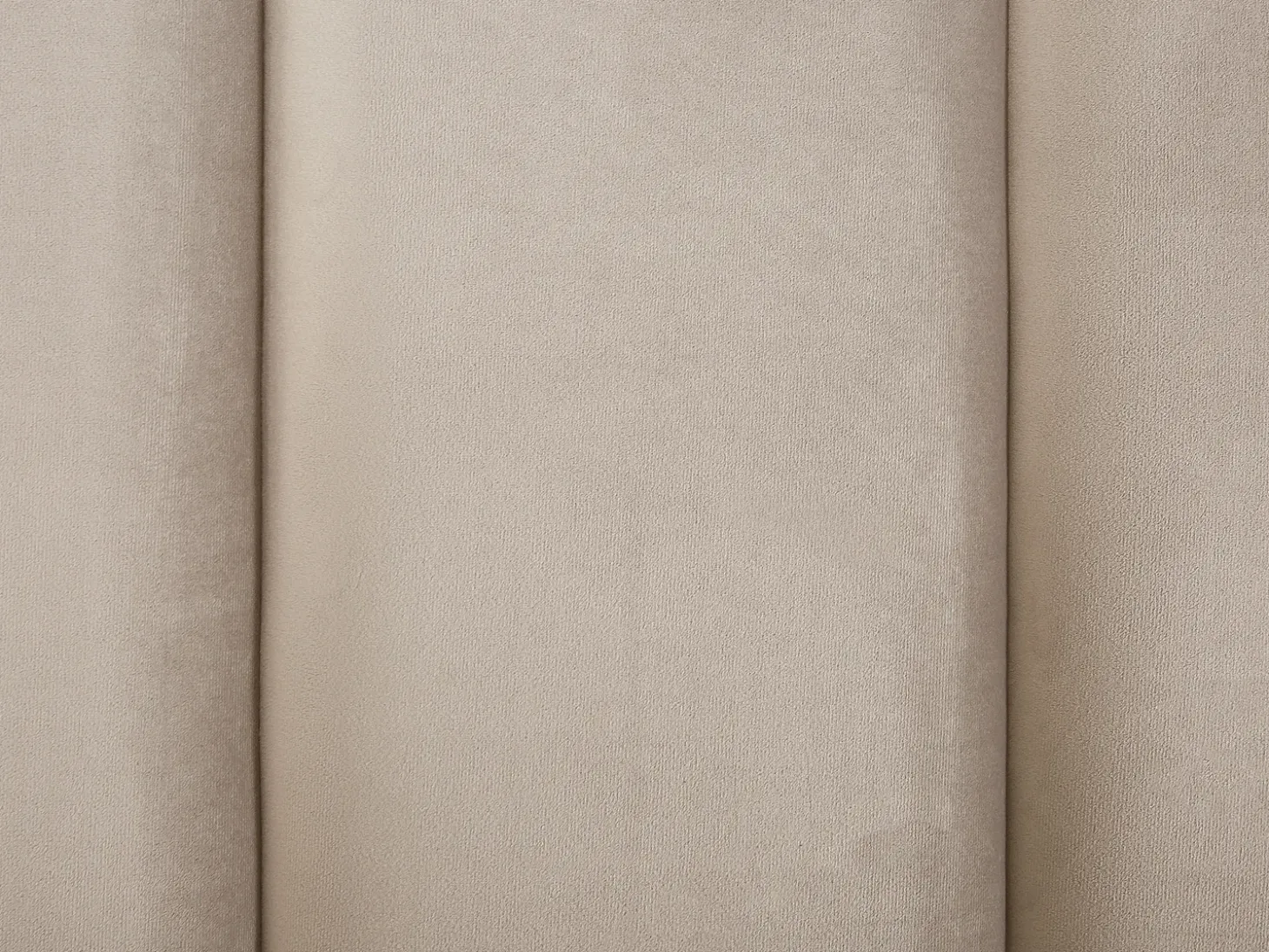 Discount SEZANNE Welur Beżowoszary 180 x 200 cm Łóżka Tapicerowane|Łóżka Podwójne