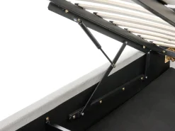 Hot Łóżko z pojemnikiem TARASCON Jasno 180 x 200 cm Łóżka Tapicerowane|Łóżka Podwójne