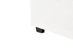 Outlet VAUCLUSE Boucle Złamana biel 160 x 200 cm Łóżka Tapicerowane|Łóżka Podwójne