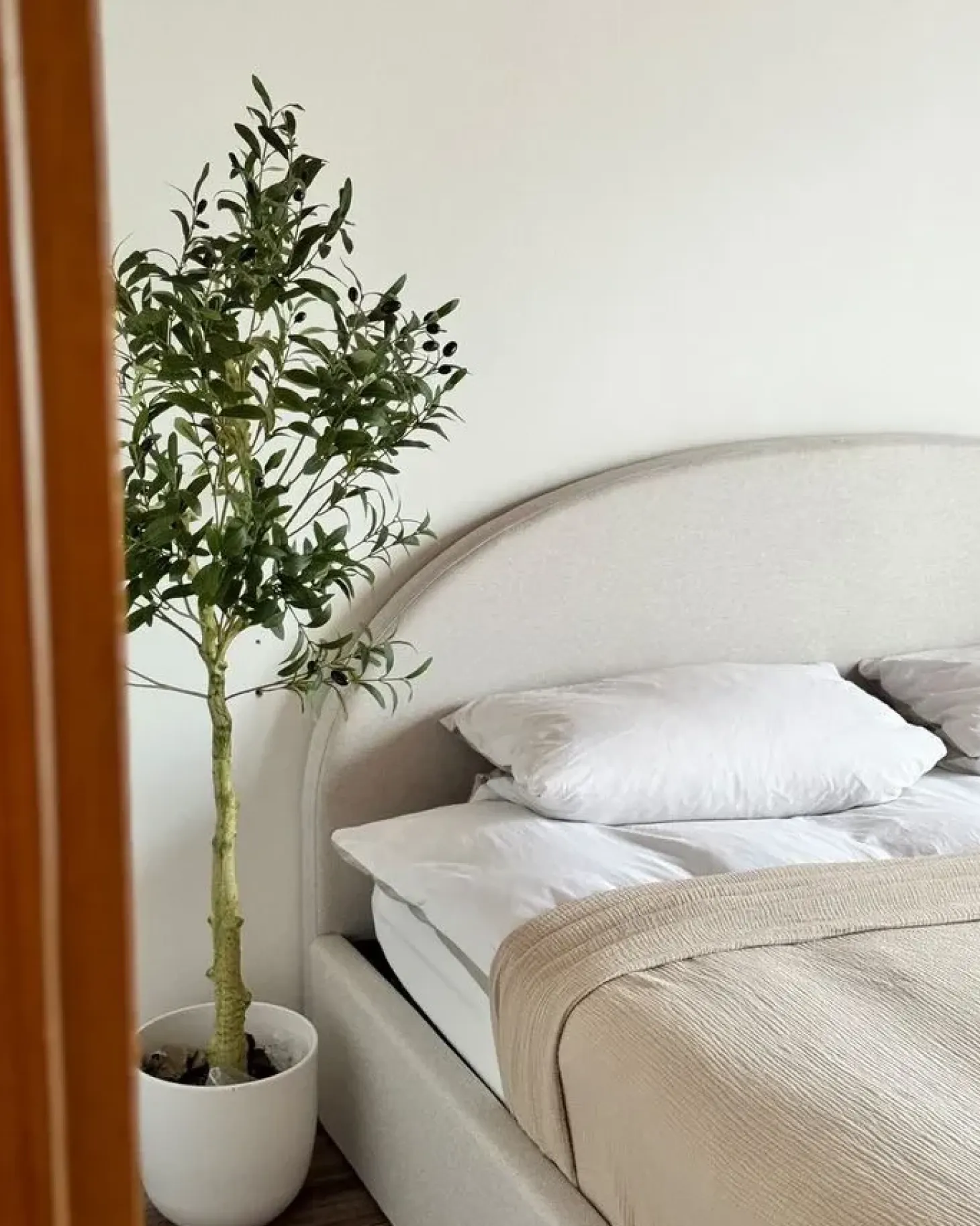 Clearance VAUCLUSE Jasno 180 x 200 cm Łóżka Tapicerowane|Łóżka Podwójne