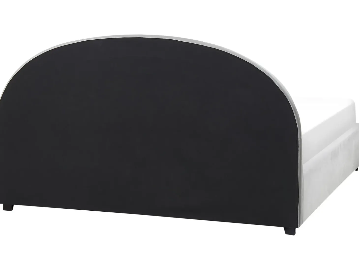 Hot Łóżko z pojemnikiem VAUCLUSE Welur Jasno 180 x 200 cm Łóżka Tapicerowane|Łóżka Podwójne
