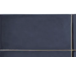 Clearance Łóżko z pojemnikiem VERNOYES Welur Czarny 160 x 200 cm Łóżka Tapicerowane|Łóżka Podwójne
