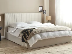 Discount Łóżko z pojemnikiem VION Jasno 180 x 200 cm Łóżka Tapicerowane|Łóżka Podwójne