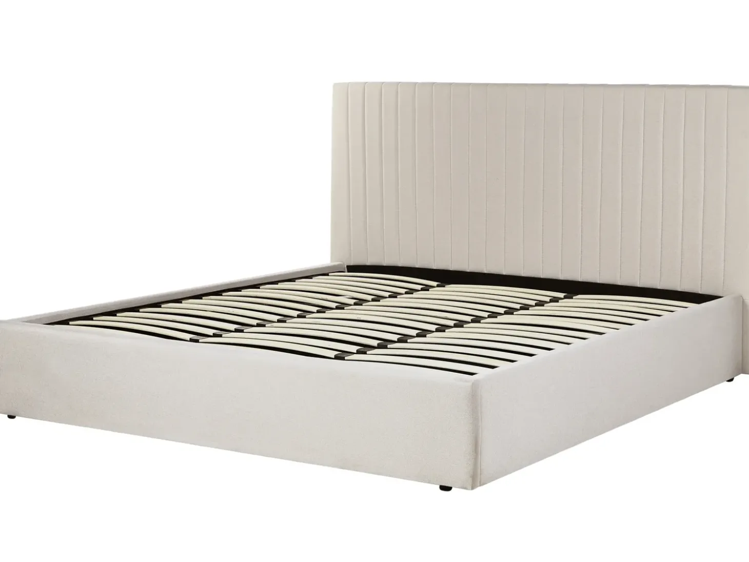 Discount Łóżko z pojemnikiem VION Jasno 180 x 200 cm Łóżka Tapicerowane|Łóżka Podwójne