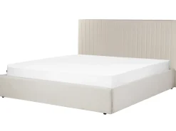 Discount Łóżko z pojemnikiem VION Jasno 180 x 200 cm Łóżka Tapicerowane|Łóżka Podwójne